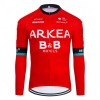 Cykeltrøje Langærmet 2024 Arkea-B B Hotels Rød